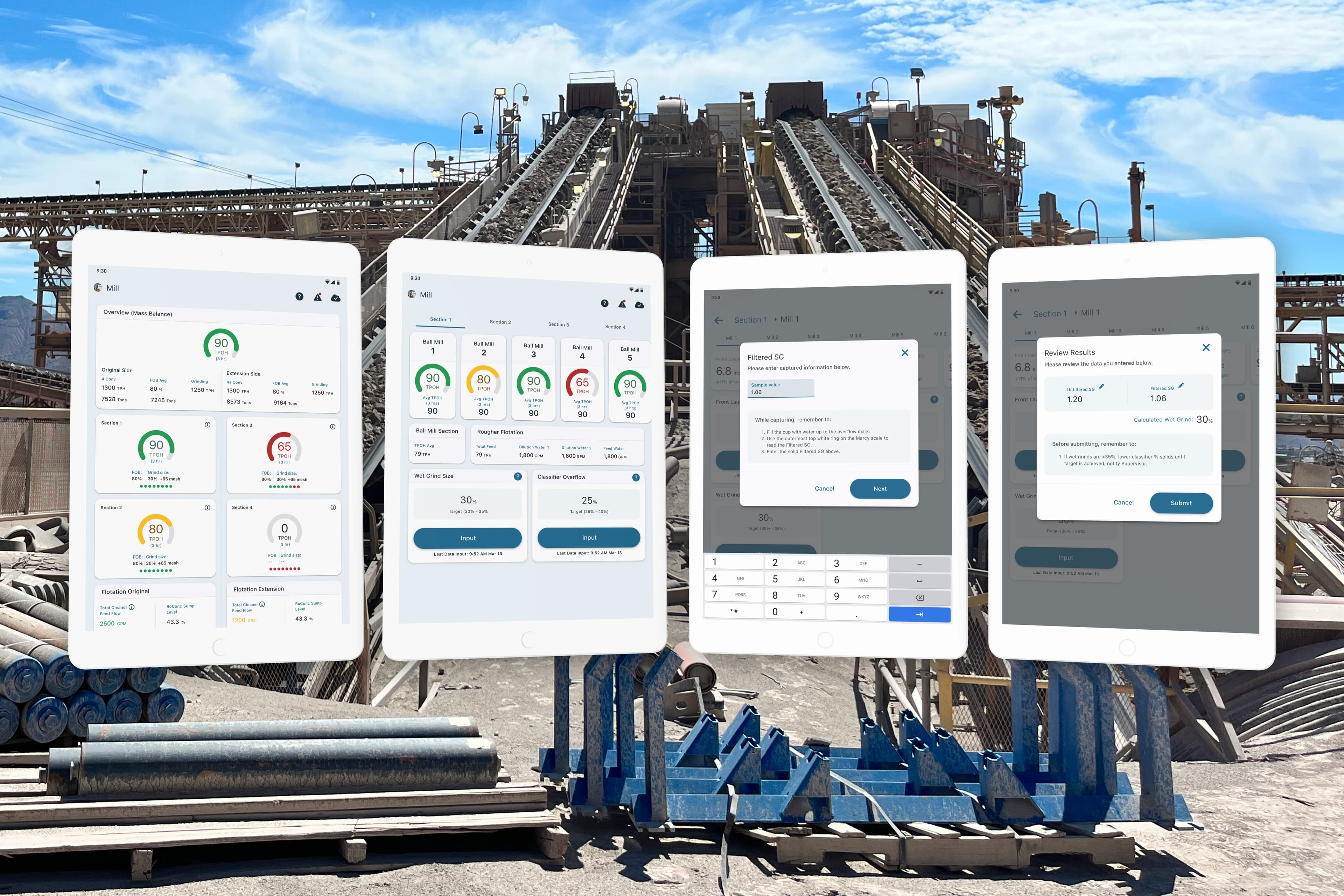 MillOps Throughput Tracker Mobile App